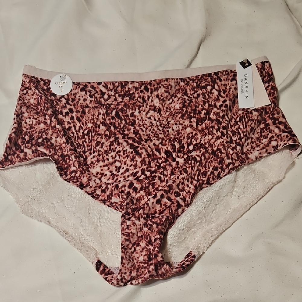 Danskin Pink Animal Print Briefs